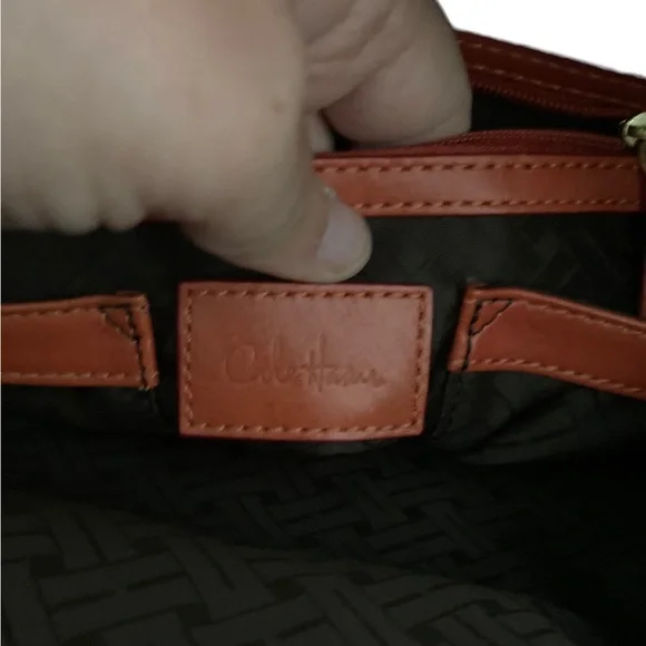 Cole Haan Woven Bag-Terracotta Orange-Amazing & Wonderful Conditon - Picture 5 of 12
